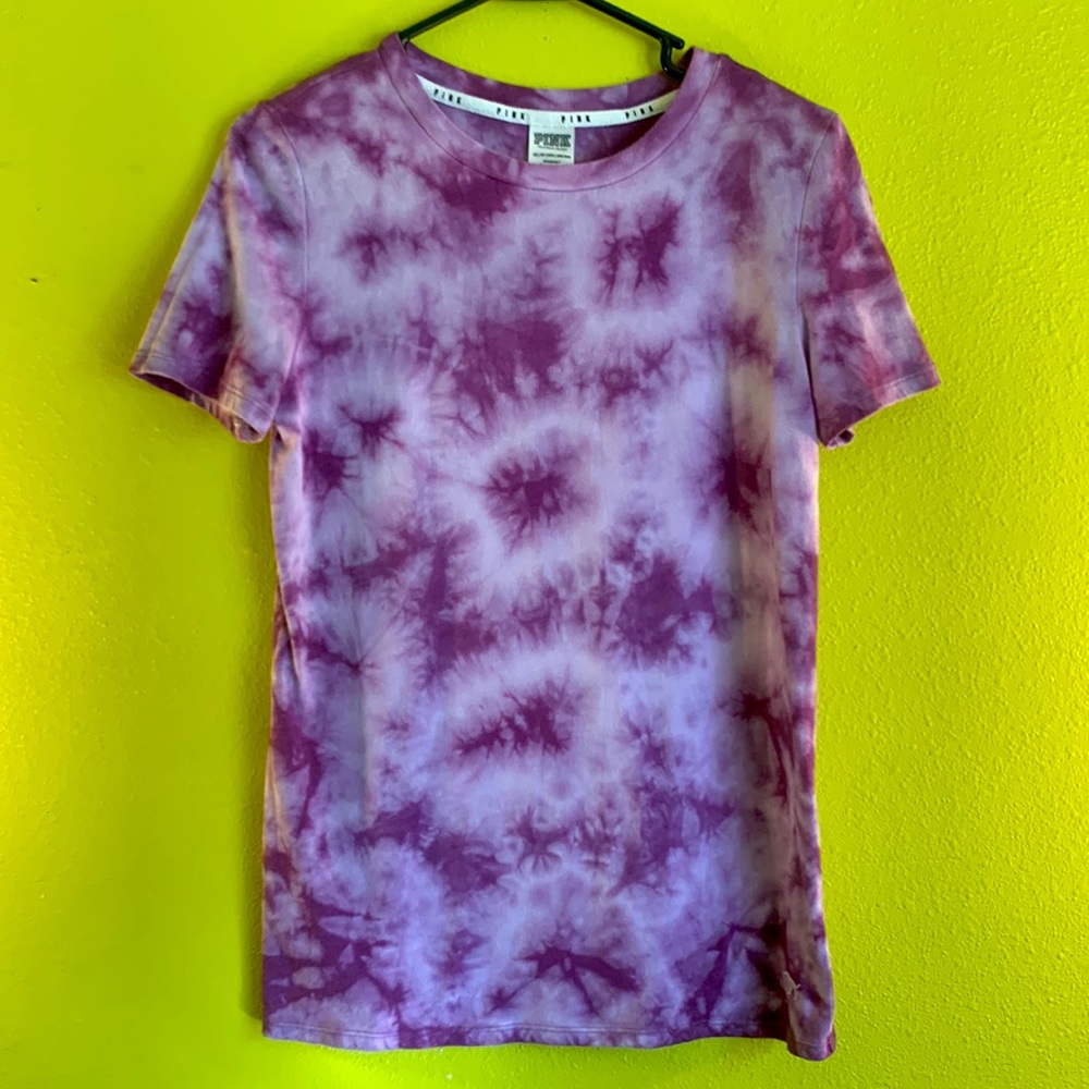 PINK VICTORIA’s SECRET Tie Dye Tee - Picture 2 of 6